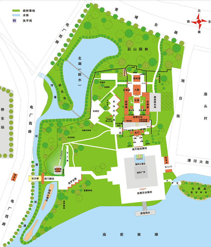 快速路向东走,由丰乐南出口,走丰乐中路向左转向黄埔东路可到南海神庙